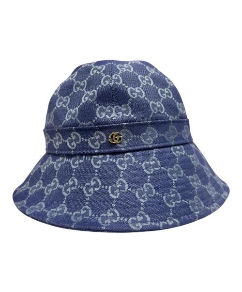 GUCCI（グッチ）GUCCI (グッチ) バケットハット パープル サイズ:Mの古着・服飾アイテム