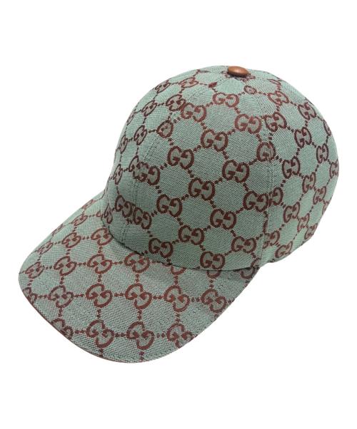 GUCCI（グッチ）GUCCI (グッチ) キャップ グリーン サイズ:Mの古着・服飾アイテム