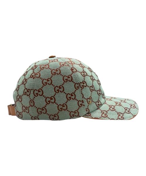 GUCCI（グッチ）GUCCI (グッチ) キャップ グリーン サイズ:Mの古着・服飾アイテム
