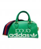 GUCCI×adidasグッチ×アディダス）の古着「ミニボストンバッグ」｜グリーン