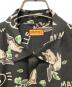 中古・古着 HUMAN MADE (ヒューマンメイド) PRINTED SHIRT/オープンカラーシャツ ブラック サイズ:L：24000円