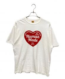 HUMAN MADE（ヒューマンメイド）の古着「heart LOGO Tシャツ」｜ホワイト