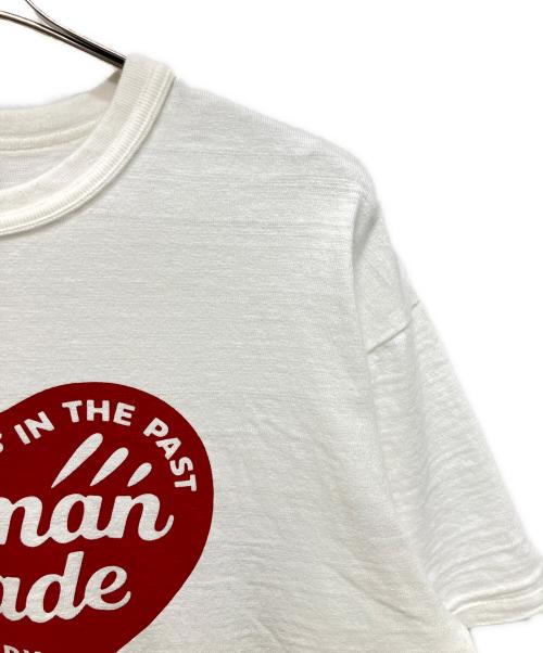 HUMAN MADE（ヒューマンメイド）HUMAN MADE (ヒューマンメイド) heart LOGO Tシャツ ホワイト サイズ:XLの古着・服飾アイテム