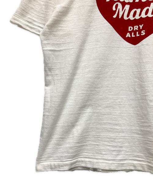 HUMAN MADE（ヒューマンメイド）HUMAN MADE (ヒューマンメイド) heart LOGO Tシャツ ホワイト サイズ:XLの古着・服飾アイテム