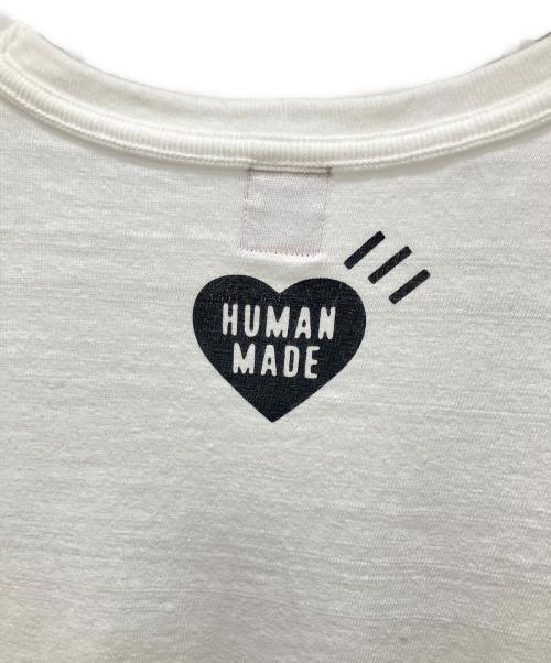 HUMAN MADE（ヒューマンメイド）HUMAN MADE (ヒューマンメイド) heart LOGO Tシャツ ホワイト サイズ:XLの古着・服飾アイテム