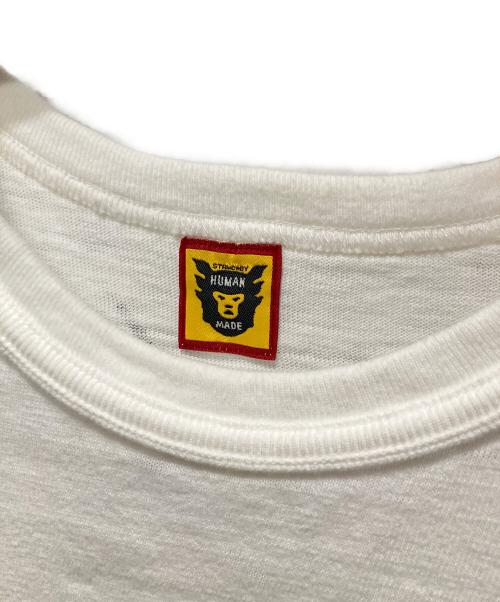 HUMAN MADE（ヒューマンメイド）HUMAN MADE (ヒューマンメイド) heart LOGO Tシャツ ホワイト サイズ:XLの古着・服飾アイテム