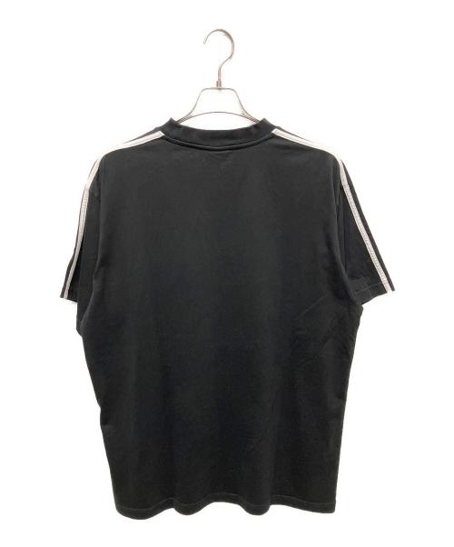 BALENCIAGA（バレンシアガ）BALENCIAGA (バレンシアガ) adidas (アディダス) スリーラインロゴカットソー ブラック サイズ:2の古着・服飾アイテム