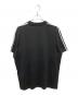 BALENCIAGA (バレンシアガ) adidas (アディダス) スリーラインロゴカットソー ブラック サイズ:2：60000円