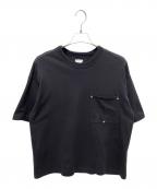 BOTTEGA VENETAボッテガベネタ）の古着「ヘビージャージーコットンTシャツ」｜ブラック
