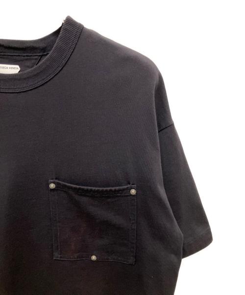 BOTTEGA VENETA（ボッテガベネタ）BOTTEGA VENETA (ボッテガベネタ) ヘビージャージーコットンTシャツ ブラック サイズ:Ｓの古着・服飾アイテム