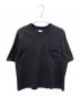 BOTTEGA VENETA（ボッテガベネタ）の古着「ヘビージャージーコットンTシャツ」｜ブラック