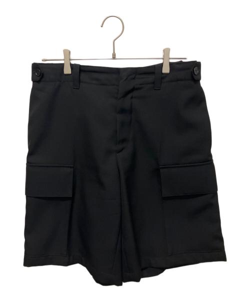 JIL SANDER（ジルサンダー）JIL SANDER (ジルサンダー) カーゴショートパンツ ブラック サイズ:44の古着・服飾アイテム
