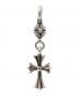 CHROME HEARTS（クロムハーツ）の古着「1B TNY CH CRS /1ボール タイニーCHクロス ペンダント」｜シルバー