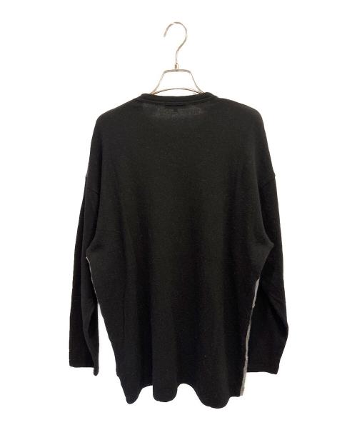 COMME des GARCONS HOMME（コムデギャルソン オム）COMME des GARCONS HOMME (コムデギャルソン オム) パッチワークニット ブラック サイズ:Sの古着・服飾アイテム