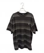 COMME des GARCONSコムデギャルソン）の古着「ボーダーTシャツ」｜グレー