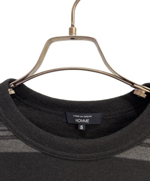COMME des GARCONS（コムデギャルソン）COMME des GARCONS (コムデギャルソン) ボーダーTシャツ グレー サイズ:Sの古着・服飾アイテム