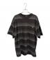 COMME des GARCONS（コムデギャルソン）の古着「ボーダーTシャツ」｜グレー