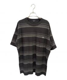 COMME des GARCONS HOMME（コムデギャルソン オム）の古着「ボーダーTシャツ」｜グレー