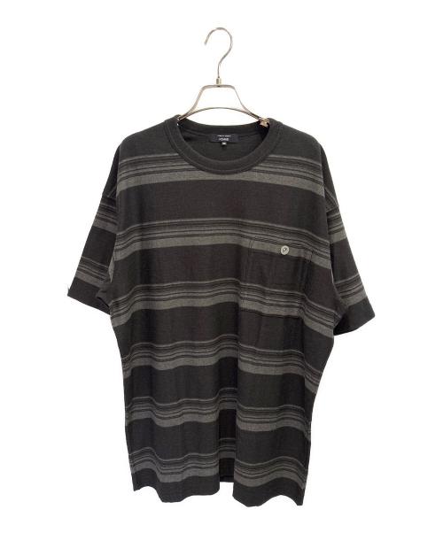 COMME des GARCONS HOMME（コムデギャルソン オム）COMME des GARCONS HOMME (コムデギャルソン オム) ボーダーTシャツ グレー サイズ:Mの古着・服飾アイテム