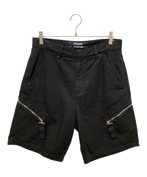 jacquemus（ジャックムス）jacquemus (ジャックムス) カーゴショートパンツ ブラック サイズ:48の古着・服飾アイテム