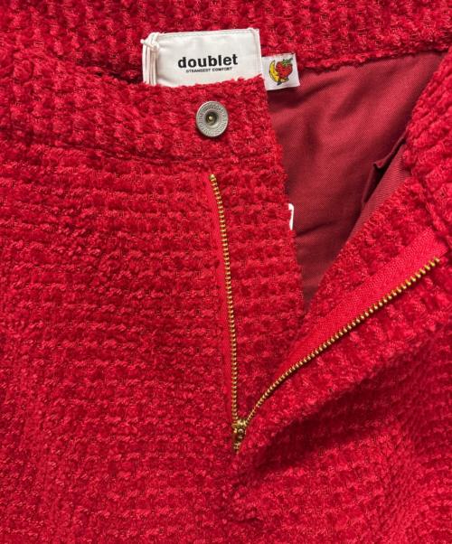 doublet（ダブレット）doublet (ダブレット) 26SS ダブルニーパンツ レッド サイズ:Ｓ 未使用品の古着・服飾アイテム