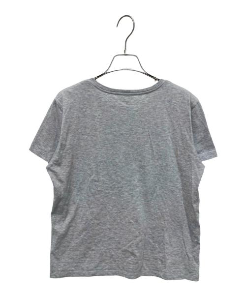 CELINE（セリーヌ）CELINE (セリーヌ) フロッキーロゴTシャツ グレー サイズ:Mの古着・服飾アイテム