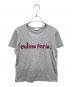 CELINE（セリーヌ）の古着「フロッキーロゴTシャツ」｜グレー