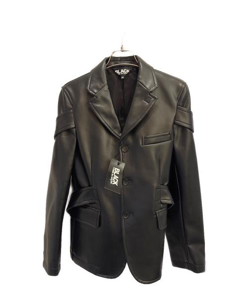 BLACK COMME des GARCONS（ブラックコムデギャルソン）BLACK COMME des GARCONS (ブラックコムデギャルソン) Double Buckle Blazer ブラック サイズ:XSの古着・服飾アイテム