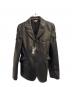 BLACK COMME des GARCONS（ブラックコムデギャルソン）の古着「Double Buckle Blazer」｜ブラック