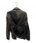 BLACK COMME des GARCONS (ブラックコムデギャルソン) Double Buckle Blazer ブラック サイズ:XS：85000円