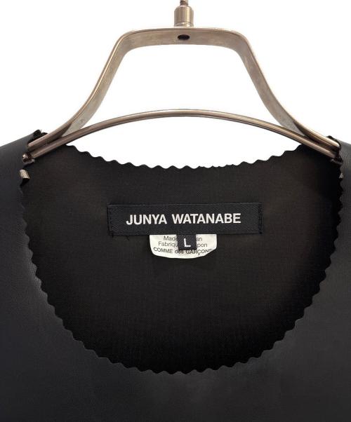 JUNYA WATANABE COMME des GARCONS（(ジュンヤワタナベ コムデギャルソン）JUNYA WATANABE COMME des GARCONS ((ジュンヤワタナベ コムデギャルソン) スカラップヘム ノースリーブトップ ブラック サイズ:Lの古着・服飾アイテム