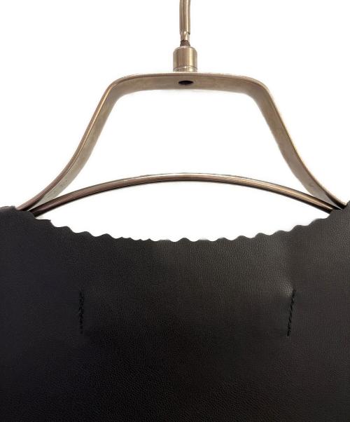 JUNYA WATANABE COMME des GARCONS（(ジュンヤワタナベ コムデギャルソン）JUNYA WATANABE COMME des GARCONS ((ジュンヤワタナベ コムデギャルソン) スカラップヘム ノースリーブトップ ブラック サイズ:Lの古着・服飾アイテム