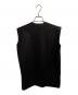 JUNYA WATANABE COMME des GARCONS ((ジュンヤワタナベ コムデギャルソン) スカラップヘム ノースリーブトップ ブラック サイズ:L：25000円