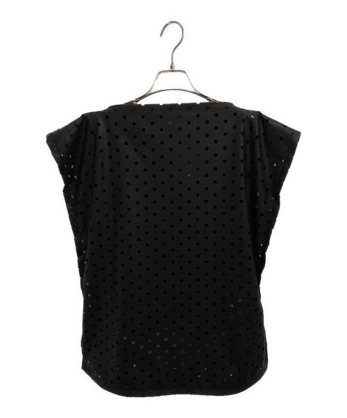 JUNYA WATANABE COMME des GARCONS（(ジュンヤワタナベ コムデギャルソン）JUNYA WATANABE COMME des GARCONS ((ジュンヤワタナベ コムデギャルソン) ノースリーブ トップ ブラック サイズ:Lの古着・服飾アイテム