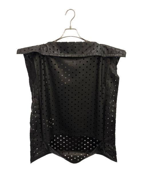 JUNYA WATANABE COMME des GARCONS（(ジュンヤワタナベ コムデギャルソン）JUNYA WATANABE COMME des GARCONS ((ジュンヤワタナベ コムデギャルソン) ノースリーブ トップ ブラック サイズ:Lの古着・服飾アイテム