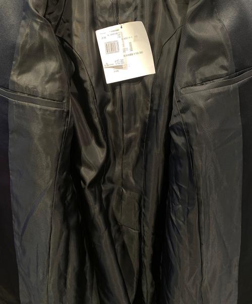 noir kei ninomiya（ノワール ケイ ニノミヤ）noir kei ninomiya (ノワール ケイ ニノミヤ) スパンコールツイード×エステルサテンコート ブラック サイズ:XSの古着・服飾アイテム