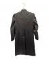 noir kei ninomiya (ノワール ケイ ニノミヤ) スパンコールツイード×エステルサテンコート ブラック サイズ:XS：85000円