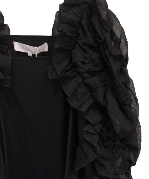 TAO COMME des GARCONS（タオ コムデギャルソン）TAO COMME des GARCONS (タオ コムデギャルソン) 半袖ワンピース ブラック サイズ:Sの古着・服飾アイテム