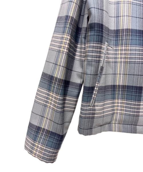 Dior（ディオール）Dior (ディオール) チェックブルゾン スカイブルー サイズ:46の古着・服飾アイテム