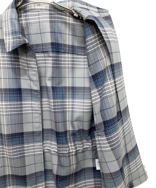 Dior（ディオール）Dior (ディオール) チェックブルゾン スカイブルー サイズ:46の古着・服飾アイテム