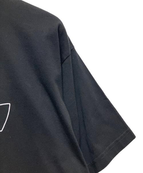 BALENCIAGA（バレンシアガ）BALENCIAGA (バレンシアガ) adidas (アディダス) トレフォイル ロゴ刺繍 オーバーサイズ Tシャツ ブラック サイズ:L 未使用品の古着・服飾アイテム