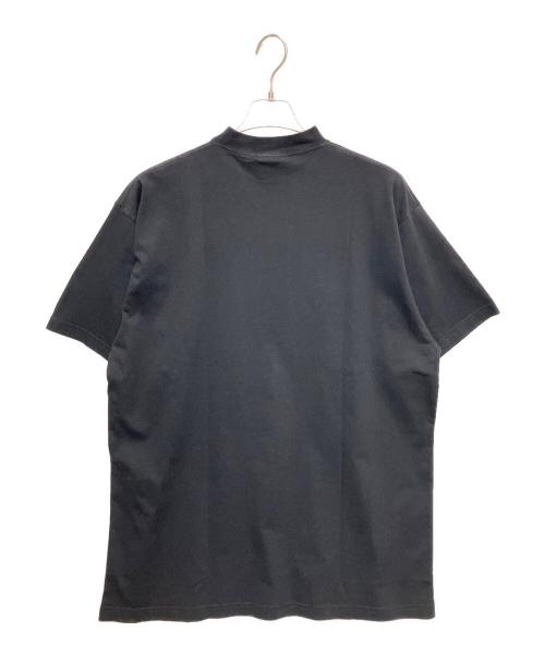 BALENCIAGA（バレンシアガ）BALENCIAGA (バレンシアガ) adidas (アディダス) トレフォイル ロゴ刺繍 オーバーサイズ Tシャツ ブラック サイズ:L 未使用品の古着・服飾アイテム