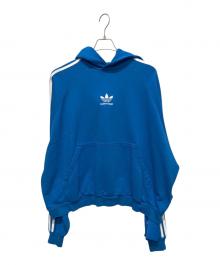 BALENCIAGA×adidas（バレンシアガ×アディダス）の古着「adidas Hoodie Large Fit」｜ブルー