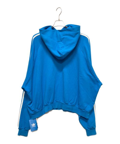 BALENCIAGA（バレンシアガ）BALENCIAGA (バレンシアガ) adidas (アディダス) adidas Hoodie Large Fit ブルー サイズ:Ⅼ 未使用品の古着・服飾アイテム