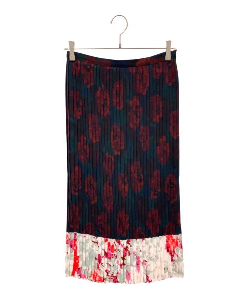 DRIES VAN NOTEN（ドリスヴァンノッテン）DRIES VAN NOTEN (ドリスヴァンノッテン) レイヤードスカート レッド サイズ:34の古着・服飾アイテム