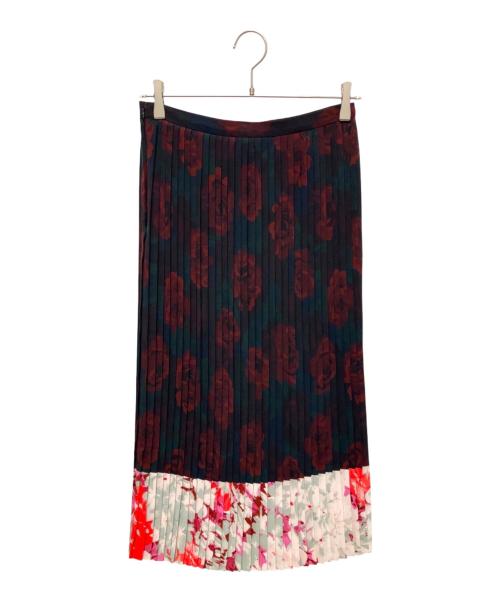 DRIES VAN NOTEN（ドリスヴァンノッテン）DRIES VAN NOTEN (ドリスヴァンノッテン) レイヤードスカート レッド サイズ:34の古着・服飾アイテム