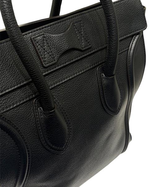 CELINE（セリーヌ）CELINE (セリーヌ) ラゲージ ミニ ブラック サイズ:ミニの古着・服飾アイテム