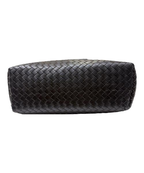 BOTTEGA VENETA（ボッテガベネタ）BOTTEGA VENETA (ボッテガベネタ) イントレチャートショルダーバッグ ブラウンの古着・服飾アイテム