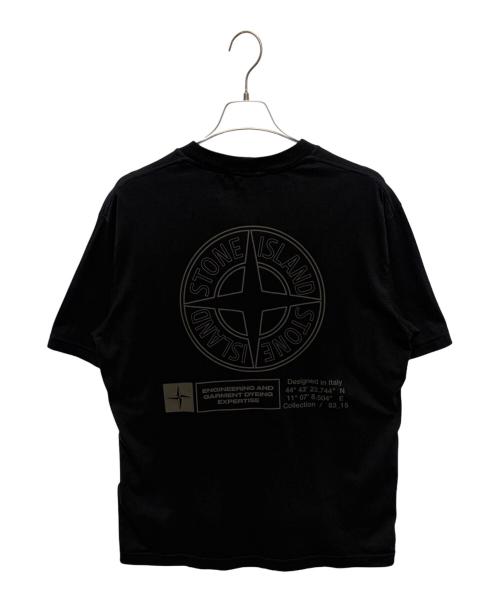 STONE ISLAND（ストーンアイランド）STONE ISLAND (ストーンアイランド) Industrial Print T-Shirt/2025SS ブラック サイズ:Ｌの古着・服飾アイテム