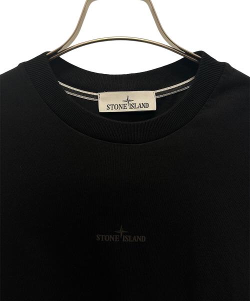 STONE ISLAND（ストーンアイランド）STONE ISLAND (ストーンアイランド) Industrial Print T-Shirt/2025SS ブラック サイズ:Ｌの古着・服飾アイテム